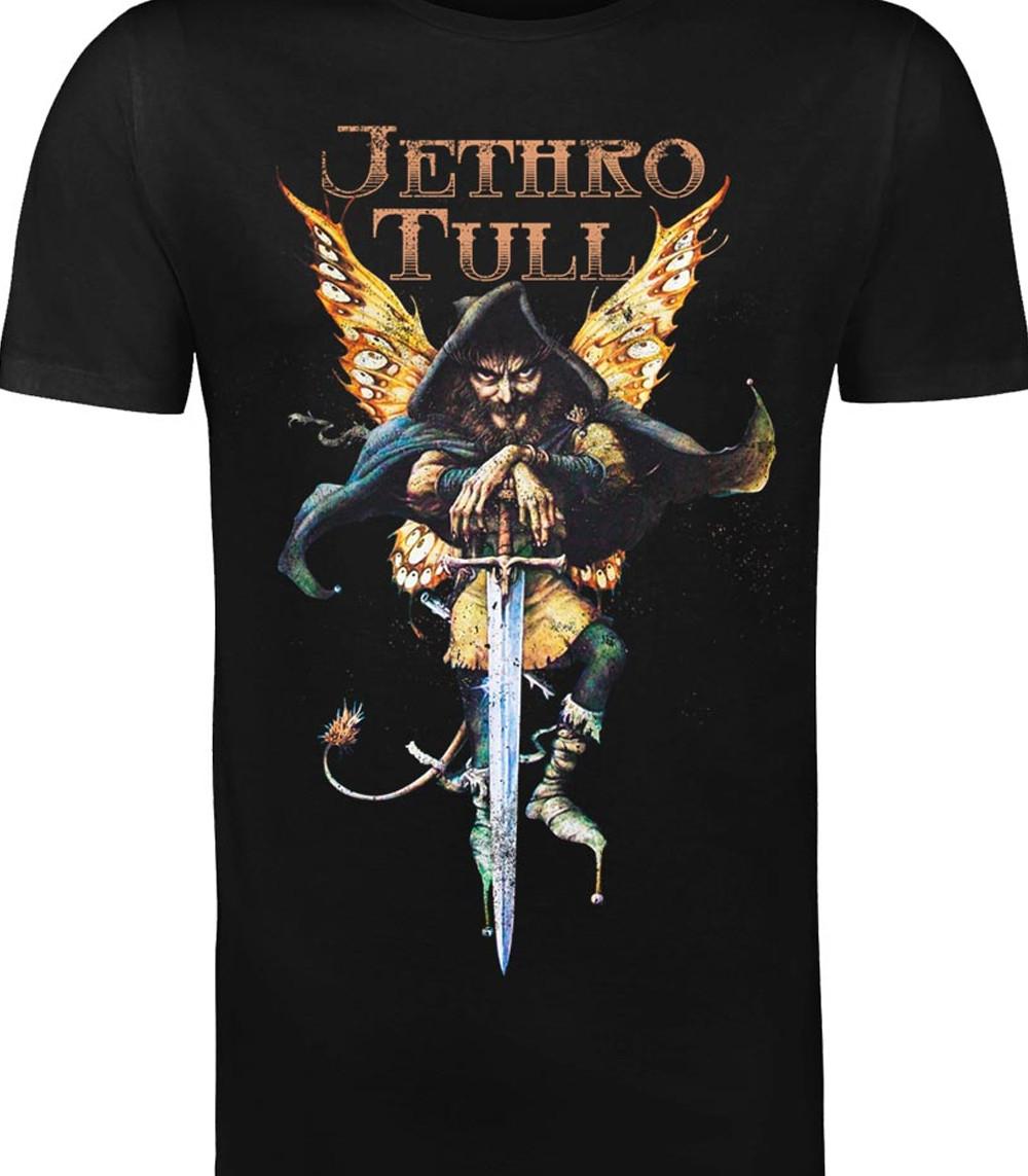 VTG Jethro Tull band black T-Shirt Mens Womens Tees Top Cotton All sizes JJ2997 4XL