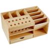 BEST Multi-function Wooden Storage Box Screwdriver Tweezers Holder Mobile Phone Repair Tool Parts Box