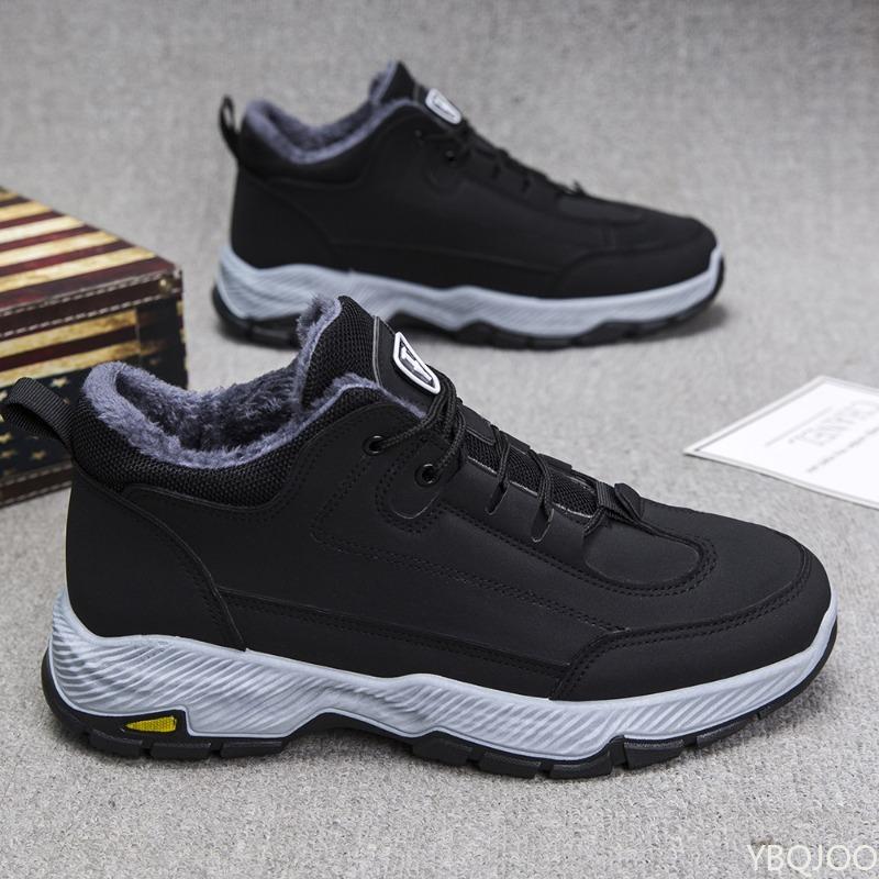 Fashionable Versatile Ankle Boots Men Anti-slip New Winter Outdoor Casual Comfortable Men Shoes Minimalist Worm Men Boots