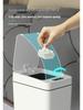 Smart Sensor Narrow Trash Can for Bathroom and Toilet