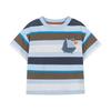 M.Latin Kids' Striped Peek-a-Boo Short Sleeve T-Shirt