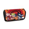 NARUTO Cartoon Pencil Box Double Layer Flip Pen Case Lightweight Stationery for Boys & Girls Ages 5-11 Kids School Daily Use