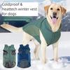 Jumpsuit Dog Pullover Warm Vest for Medium Dogs to Large Dogs for Winter Basic Jumpsuit Vest Thick Coat
