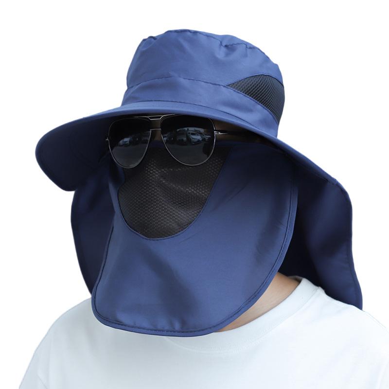 Men's Large Brim Anti-UV Summer Fishing Sun Hat