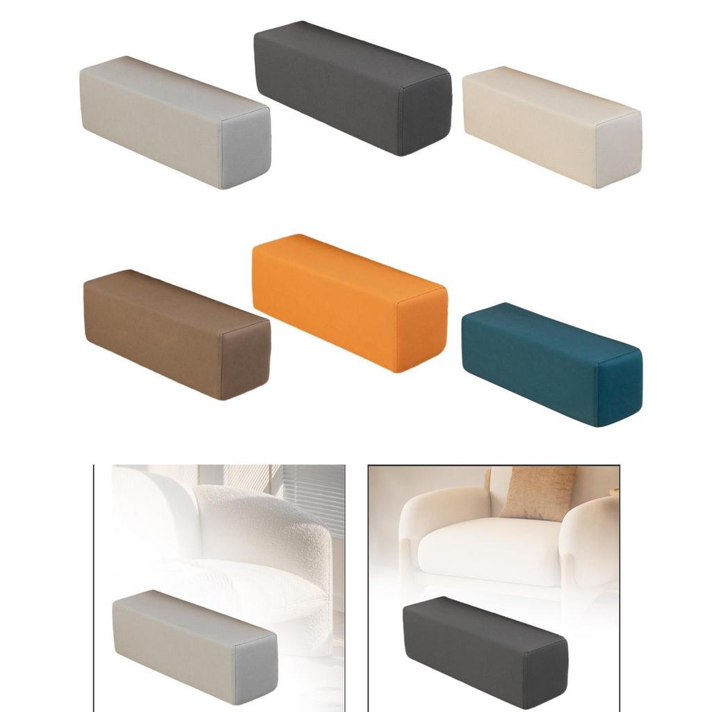 Arm Rest Support Pillow High Density Foam Bolster Pad Armrest for Couch Living Room Armchair Home