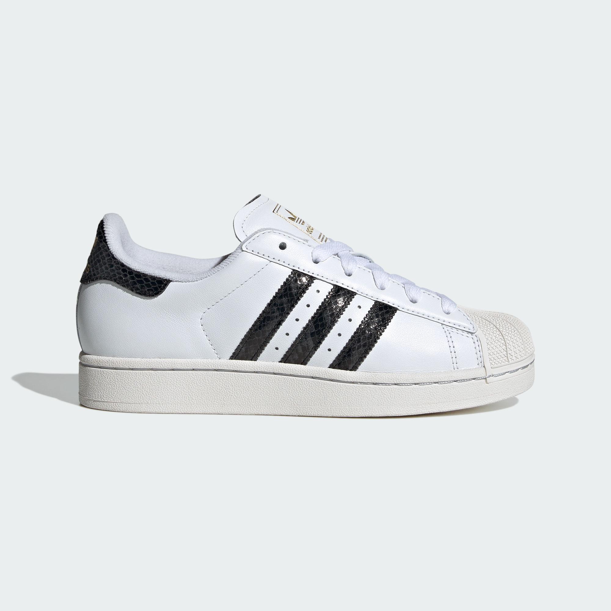 adidas Superstar II Snakeskin Stripes White (Women s) 38.5