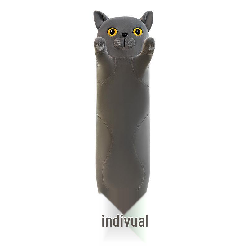 Cat Island Long Pillow: Big Face Cat Cushion