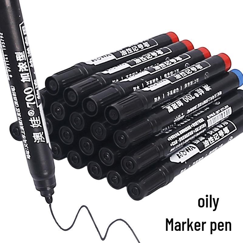 

700 Thick Tip Oil-Based Marker - Large Capacity for Coding & Office Use 701 Black