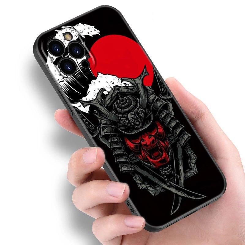 Tokyo Japanese Art Phone Case For Apple iPhone 13 12 Mini 11 Pro XS Max XR X 8 7 6S 6 Plus SE 2022 2020 5S 5 Soft Black Cover