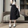 Women's Spring and Summer New Irregular Half-body Skirt Small High Waist Thin Open A-line Skirt