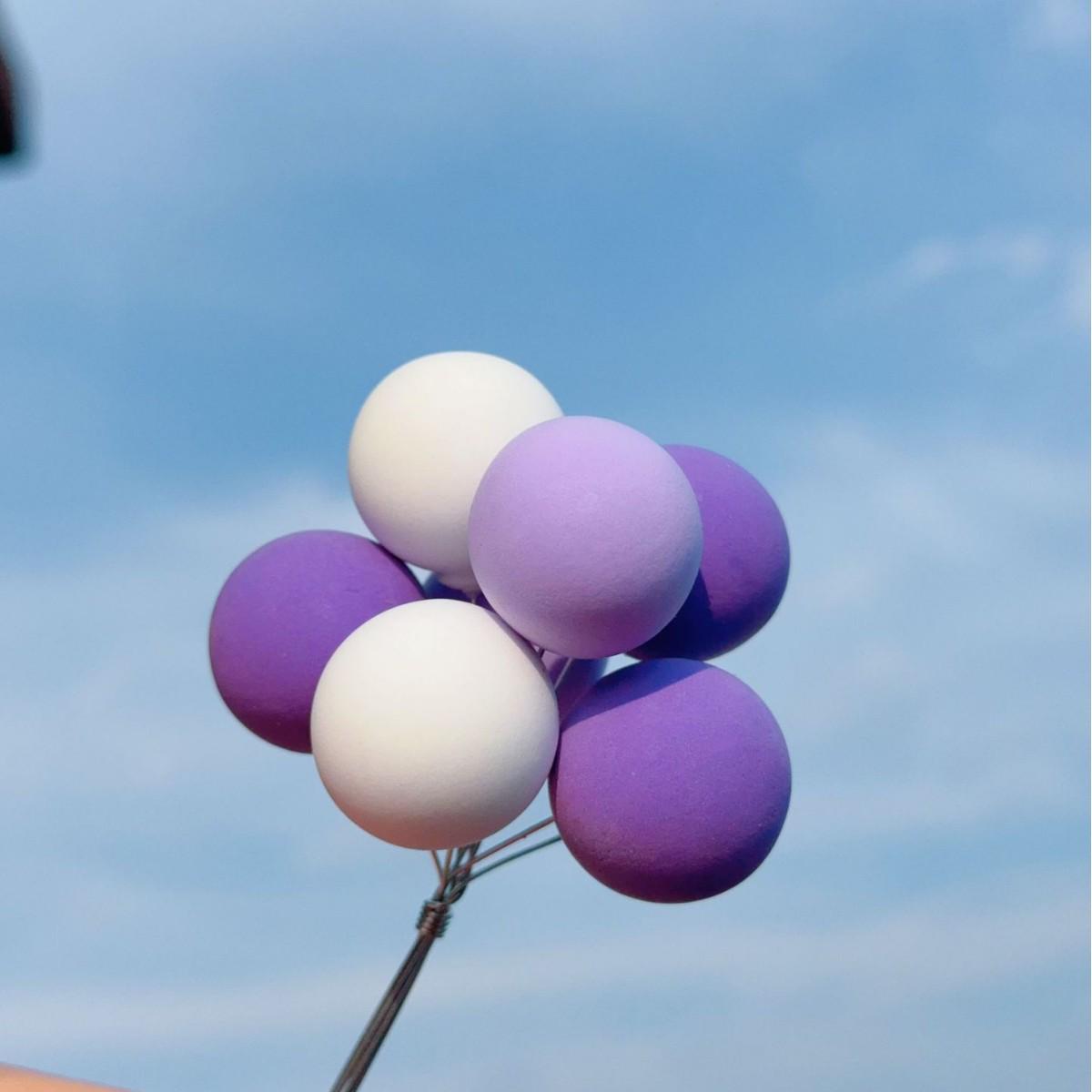 Colorful Balloon Cake Topper for Children s Birthday Party