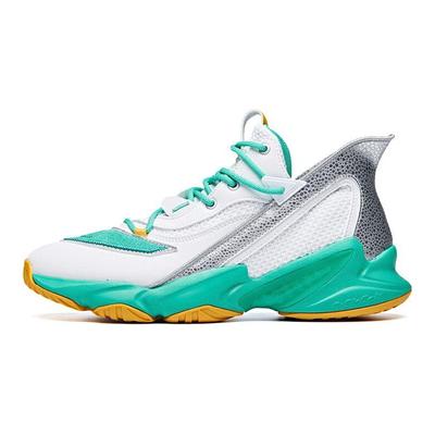 Player 2 Mid Basketball Shoes Men Sneakers White Green 11941662S-2