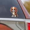 JT117#11.5x15cm Cute Cavalier King Collar Vinyl Car Sticker Decal Cute Puppy Dog Animal Decorative Car Stickers