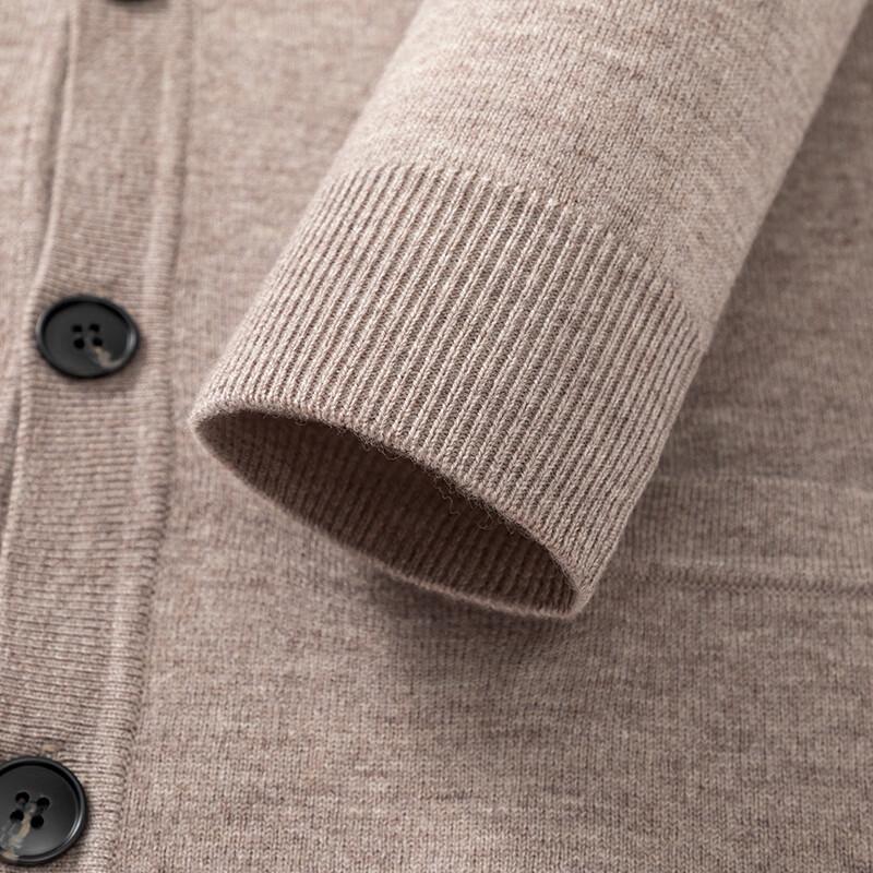Hodo Men's 100% Pure Wool V-Neck Cardigan
