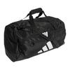 Adidas Defender 60.6L Tear-Resistant Structure Detachable Shoulder Strap Sports Crossbody Tote Bag Polyester Fitness Bag Unisex bags Black JZ0607
