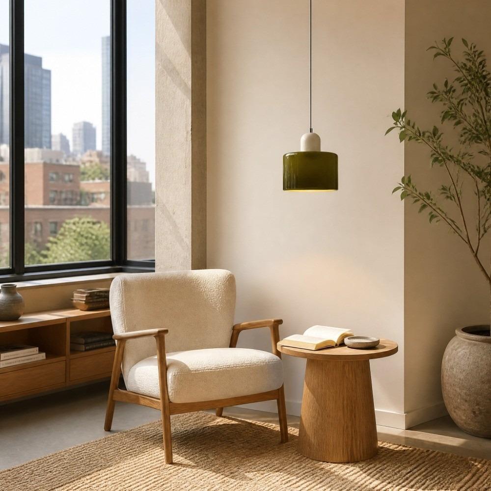 Colorful Design Glass Pendant Light Artistic Nordic Chandelier Creative Design Vintage Style Ceiling Lamp Dinner Table