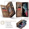 Kožené pouzdro na telefon s poutkem a peněženkou na zip pro Samsung Galaxy A17 A56 A36 A16 A15 A54 A34 A14 A53 A33 A13 A72 A52S A32 A12 A51
