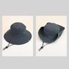New Outdoor Sunshade Fisherman Cap Camping Simple Drawstring Western Cowboy Hats Retro Mountaineering Hat Women
