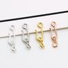 S925 Sterling Silver Figure Eight Clasp for DIY Necklace & Bracelet Connector