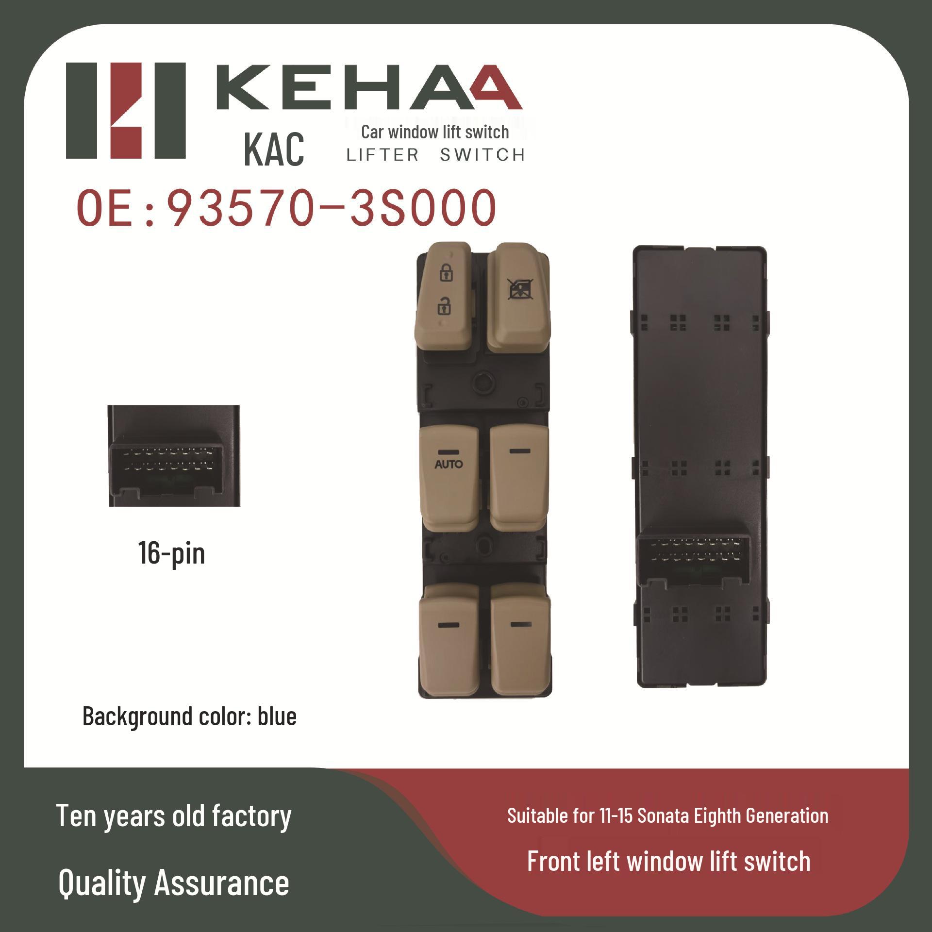 93570-3S000 Hyundai Sonata Gen 8 Electric Window Switch Neutral