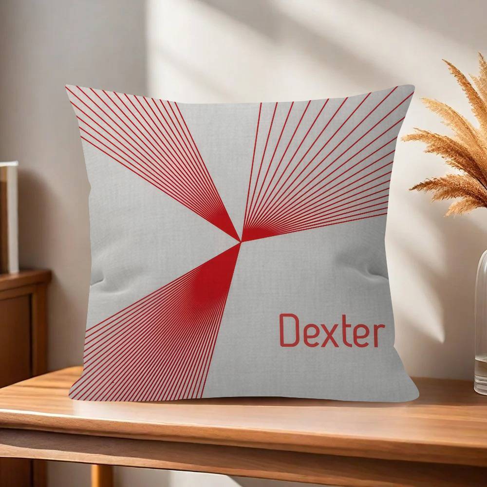 HOT TV DDexterES morganS Personalized picture text home decorative pillows Household Gifts xcm
