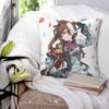 Tokai Teio Pillow Cover Umamusume Pretty Derby Cushion Cover Square Pillow Case Cute Pillowcases For Sofa Bedroom Home Decor