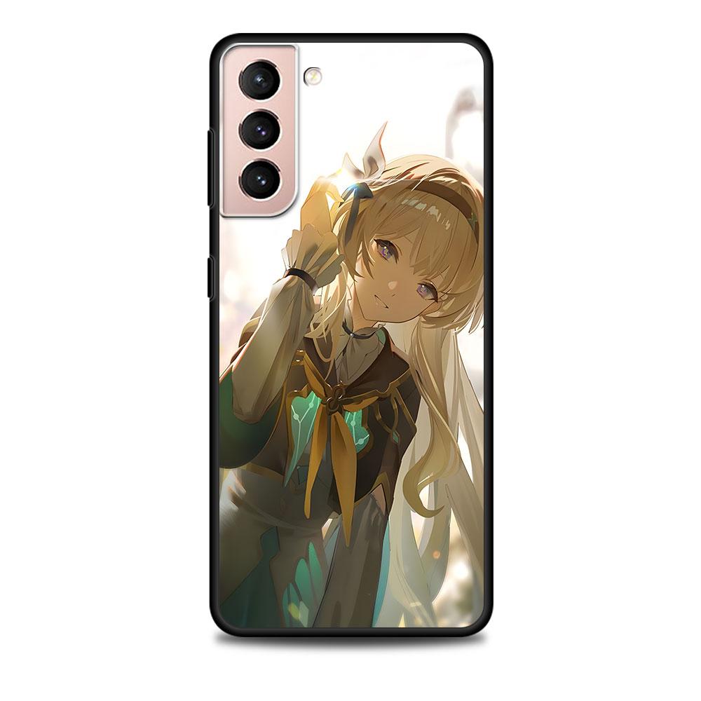 Pouzdro Firefly Honkai Star Rail pro Samsung Galaxy S23 S21 S22 S20 FE S9 S10 S24 Ultra S10e S9 Plus Měkký černý TPU kryt na telefon