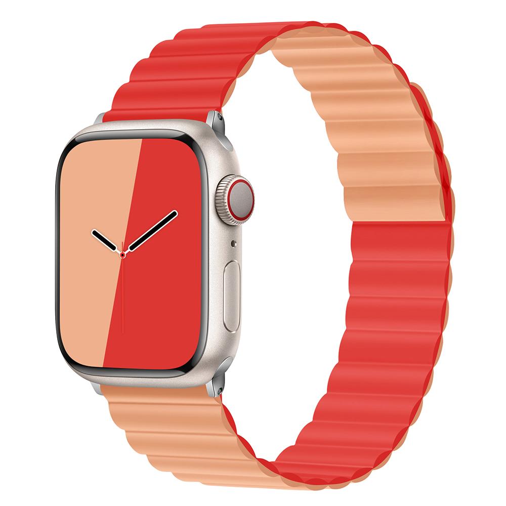Einfaches MagnetverschlussbandFür Apple Watch Ultra 9 8 7 49mm 45mm 41mm Silikonband Für iWatch 6 5 4 SE 44mm 40mm 42mm