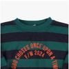 Boboshoz B224ac043 401 Circle Logo Stripe Kids Sweatshirt