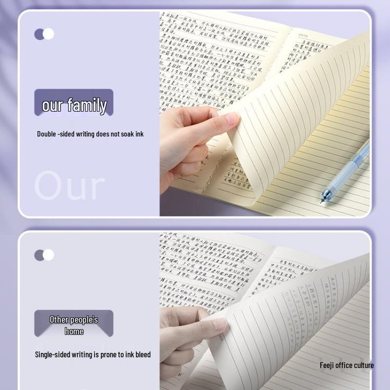 Neues großes Softcover-Notizbuch für Schüler - Mittelstufe bis Hochschulprüfungen