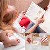 1 Set Newborn Baby Hand Foot Print DIY Photo Frame With Mold Clay Imprint Kit Non-toxic Baby Souvenirs Baby Milestone Decor Gift