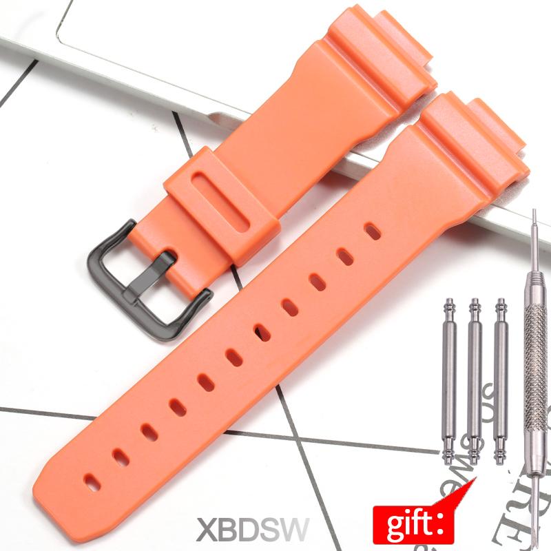 DW9052 Watch Band for Casio DW-9050/9051/9052 DW-9000/9003/9004 Bracelet Men's Silicone Replacement Strap
