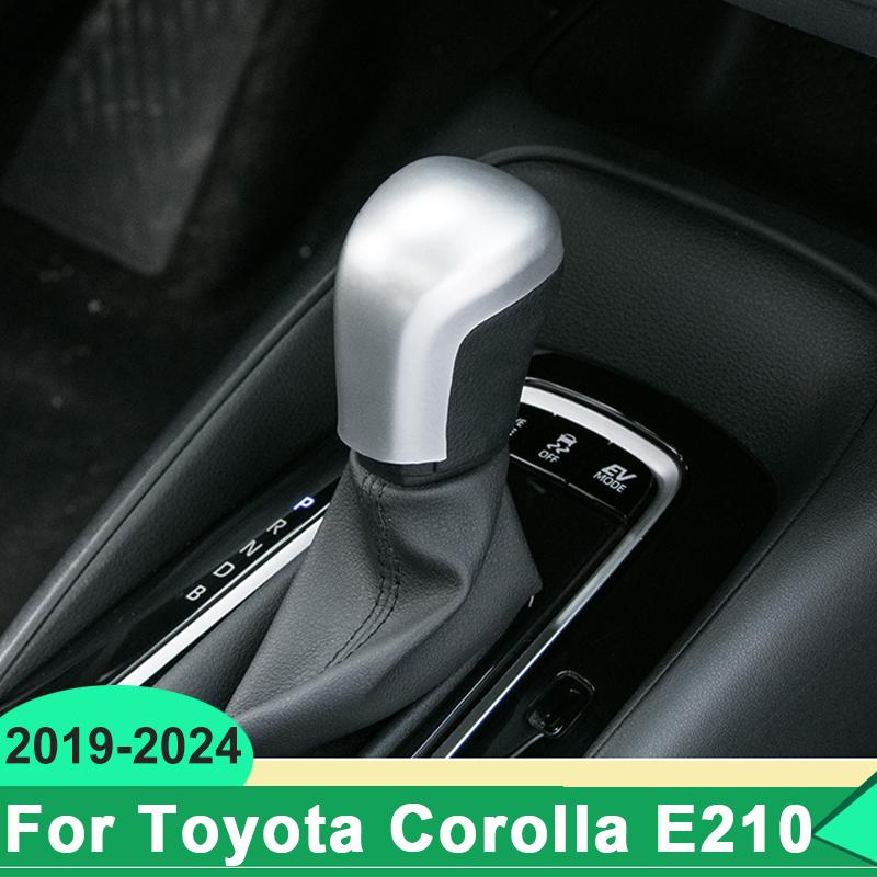 For Toyota Corolla E210 -   2024 Hybrid ABS Car Gear Head Lever Shift Knob Handle Cover Trim Sticker Accessories