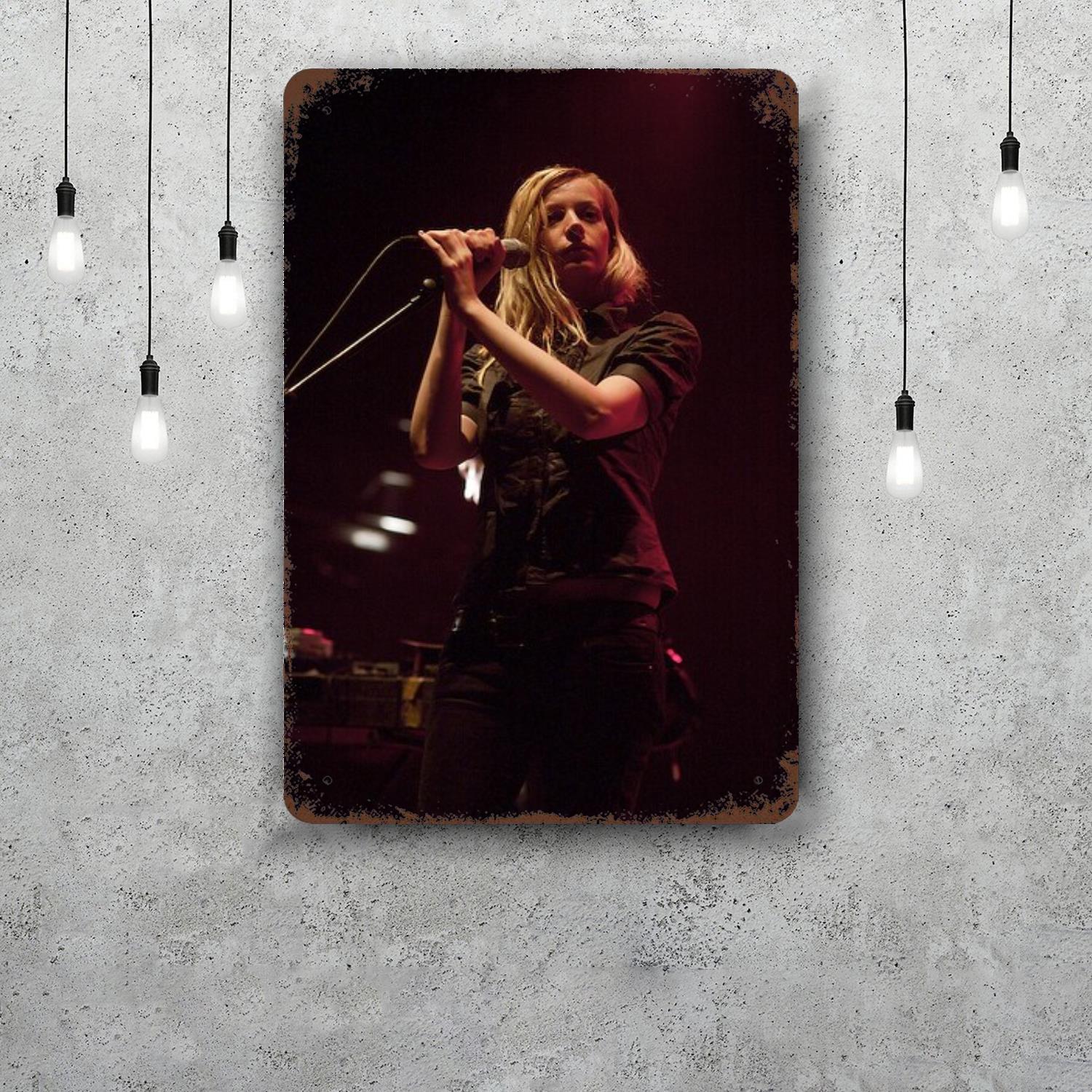 

Dot Allison Classic Poster Rusty Metal Plaque Retro Decorative Plate Bar Man Cave Garage Club Metal Sign Wall Decoration 20x30cm（7.8x11.8inch）