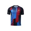 FC Barcelona 21/22 Ležérní prodyšné fotbalové tričko Pánské topy Černé CW4874-452