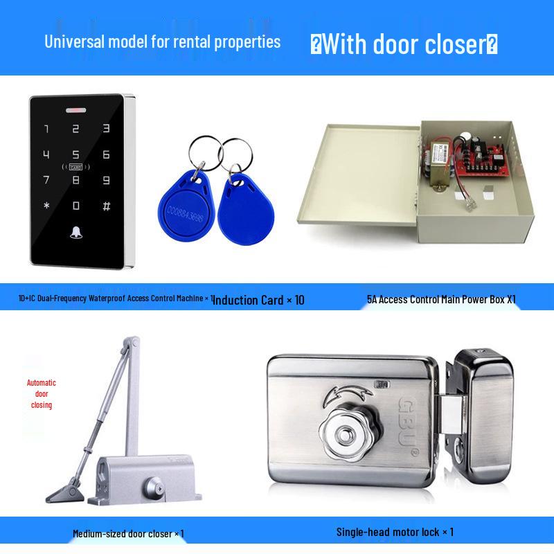 Electric Control Silent Iron Lock for Rental House Doors