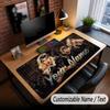 Custom Name Extended Mouse Pad,Lady Gaga Gaming Desk Mat For Home Office Desktop Decor