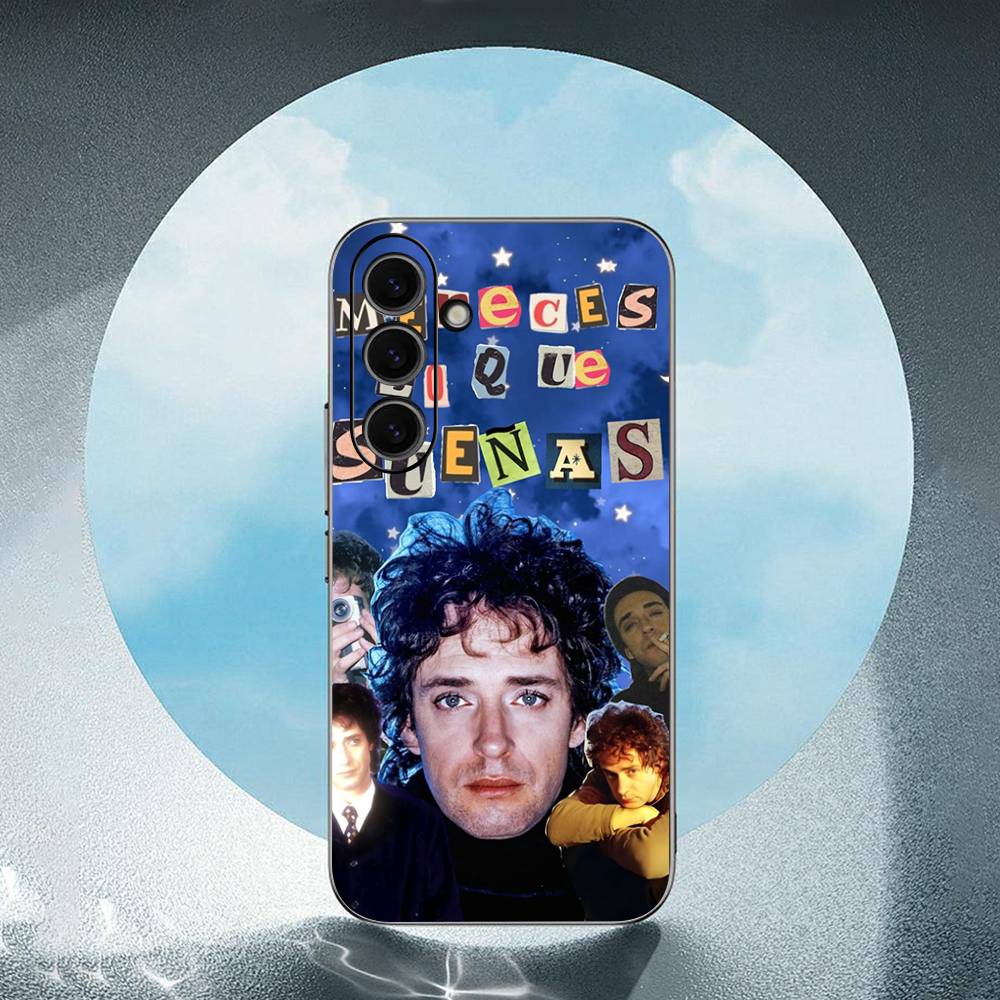 G-Gustavo-C O-Cerati For Samsung Galaxy S25 S24 S23 Ultra S22 S21 Plus S20 Black Soft Silicone Protective Case