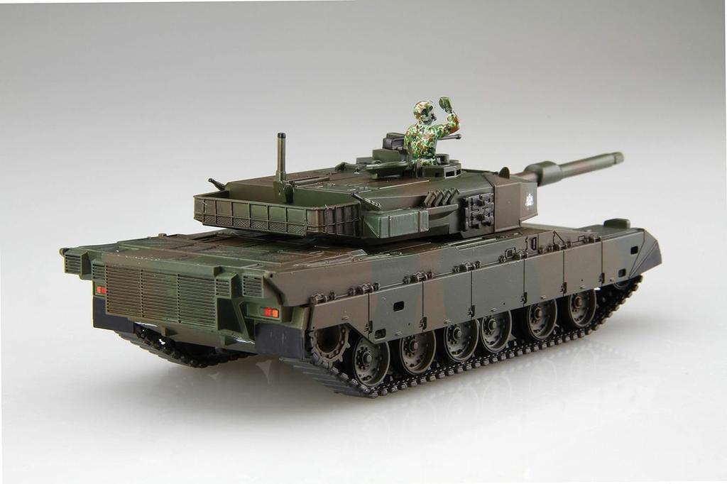 Fujimi Model 1/76 Special World Armor Series No. 3 JGSDF Type 90 Tank (Set of 2) Plastic Model SWA3