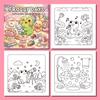 24 Sheets for Stress Relief, Warmth and Comfort, Coloring Picture Books, Cute Pets, Frogs, Cartoon Graffiti Coloring Books