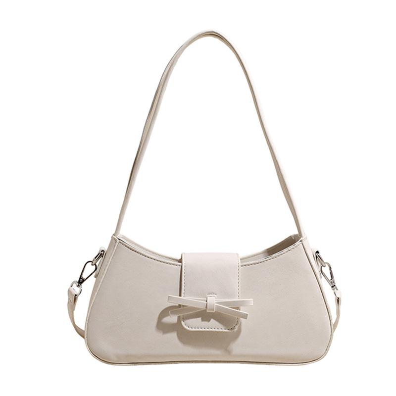 Fashionable Niche Bow-shaped Baguette Handbag Trend Single-shoulder Crossbody Bag