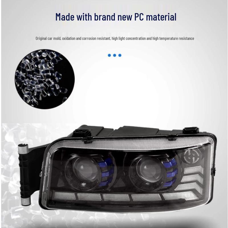 High-Brightness LED Projector Headlights for Shacman TX Dump Trucks