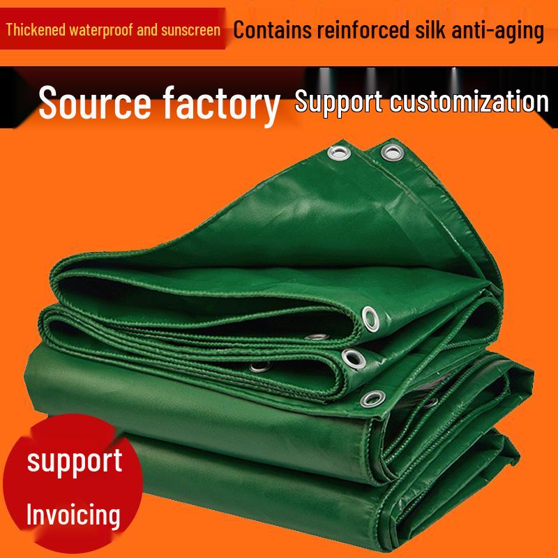 Waterproof 400g PVC Coated Oil Canvas Tarpaulin for Cars and Freight Yards