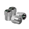 4Pcs Car Wheel Tire Metal Valve Cap Waterproof Stem Cover For Skoda Kodiaq Octavia Enyaq Kamiq Scala Rapid Superb Karoq Vision 3 Kyvc74
