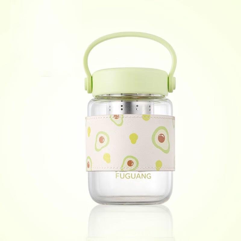 Fuguan Portable High Borosilicate Glass Cup
