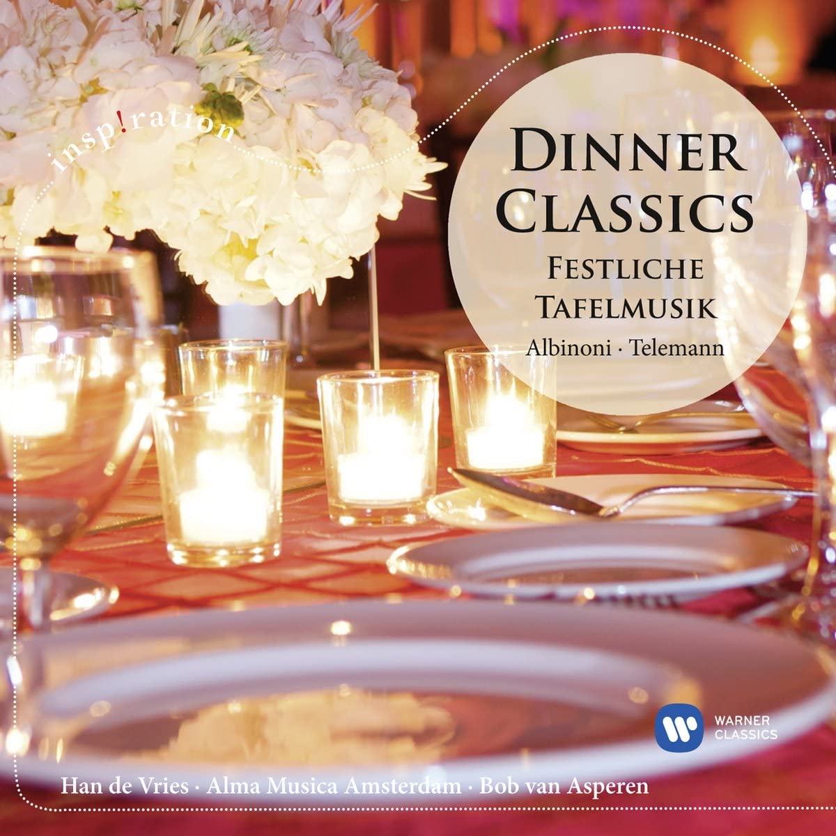 

CD ALBINONI; TELEMANN - Dinner Classics -.. Europe Classical Used