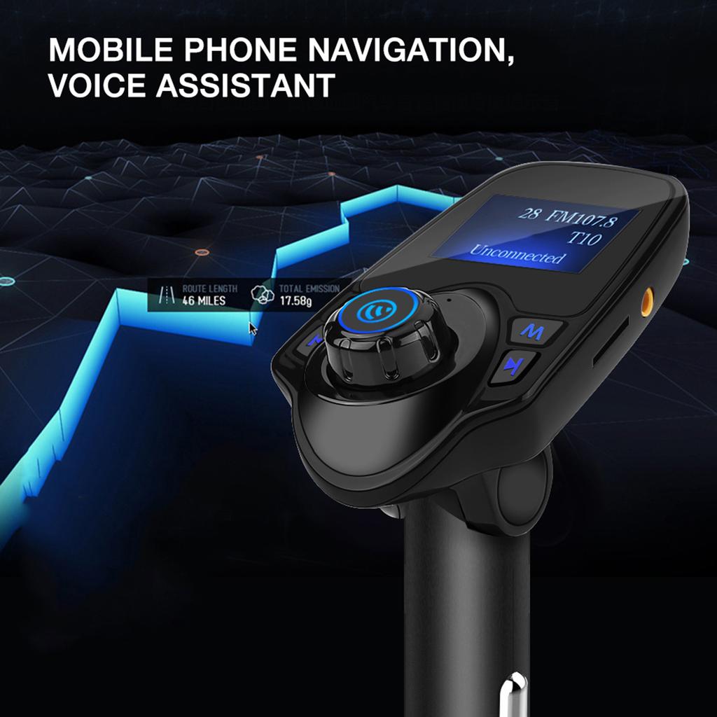 T11 Bluetooth Wireless Handsfree Car Kit MP3 Player FM Transmitter USB Charger