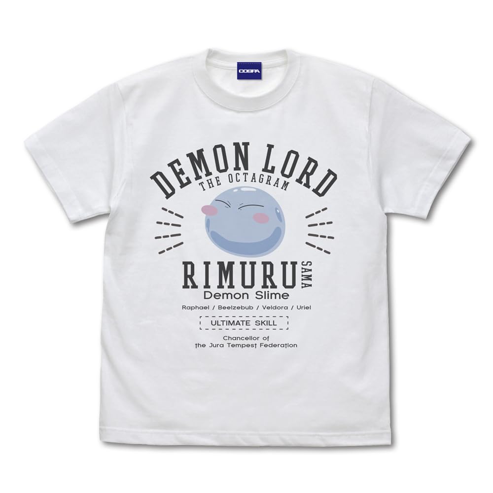 [Official] COSPA That Time I Got Reincarnated as a Slime Rimuru-sama College T-Shirt WHITE M Size