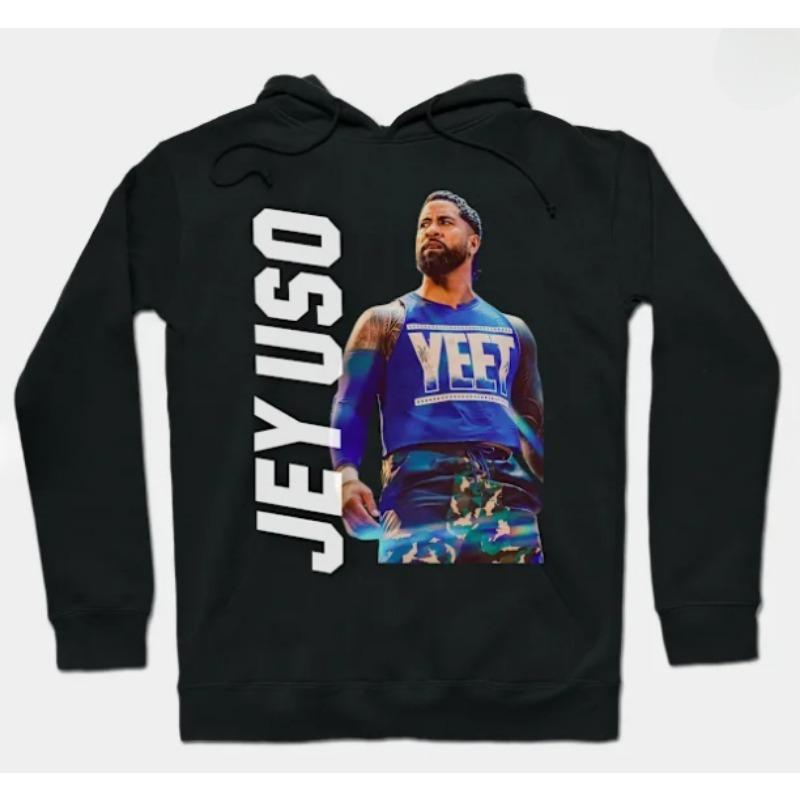 2026 Jey Uso Yeet Hoodies Merch Hooded Women/Men Fashion Casual Streetwear Sweatshirts Clothing Fashion Hoodie Outwear