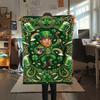 1 Stück St. Patrick's Day Motiv Flanelldecke, Hohe Qualität, Bequem für alle Jahreszeiten, Heimdekoration, Wärme und Komfort, Perfekt für Weihnachtsgeschenke W71